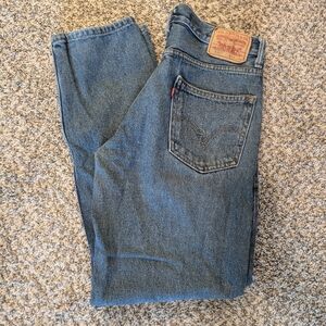 Levi's Men's 550 Relaxed Fit Jeans, 32Wx32L Medium Wash Blue Pre-Owned
